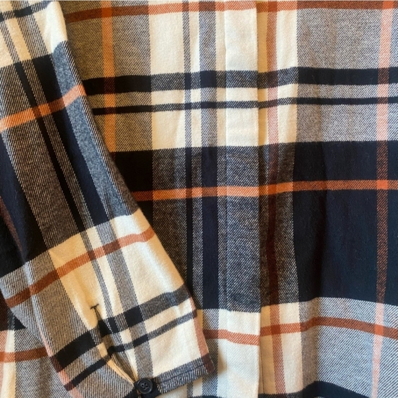 MADEWELL Bromley Oversized Plaid Flannel Shirt NWT - Picture 12 of 15